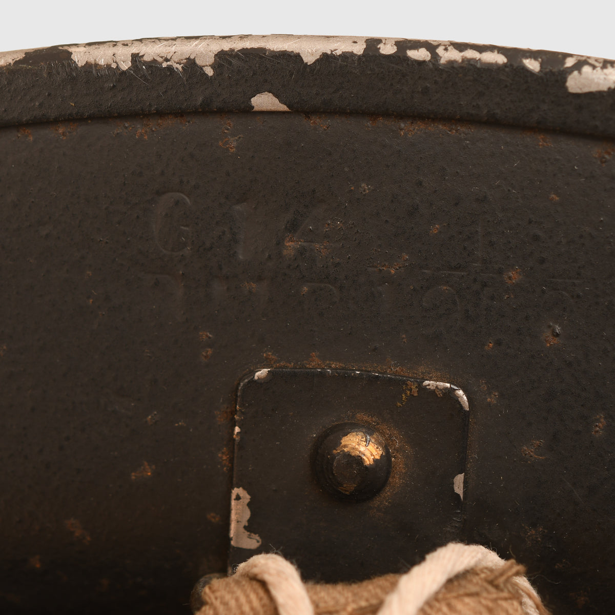 BRITISH WWII ARSENAL FOOTBALL CLUB AIR RAID WARDEN’S HELMET