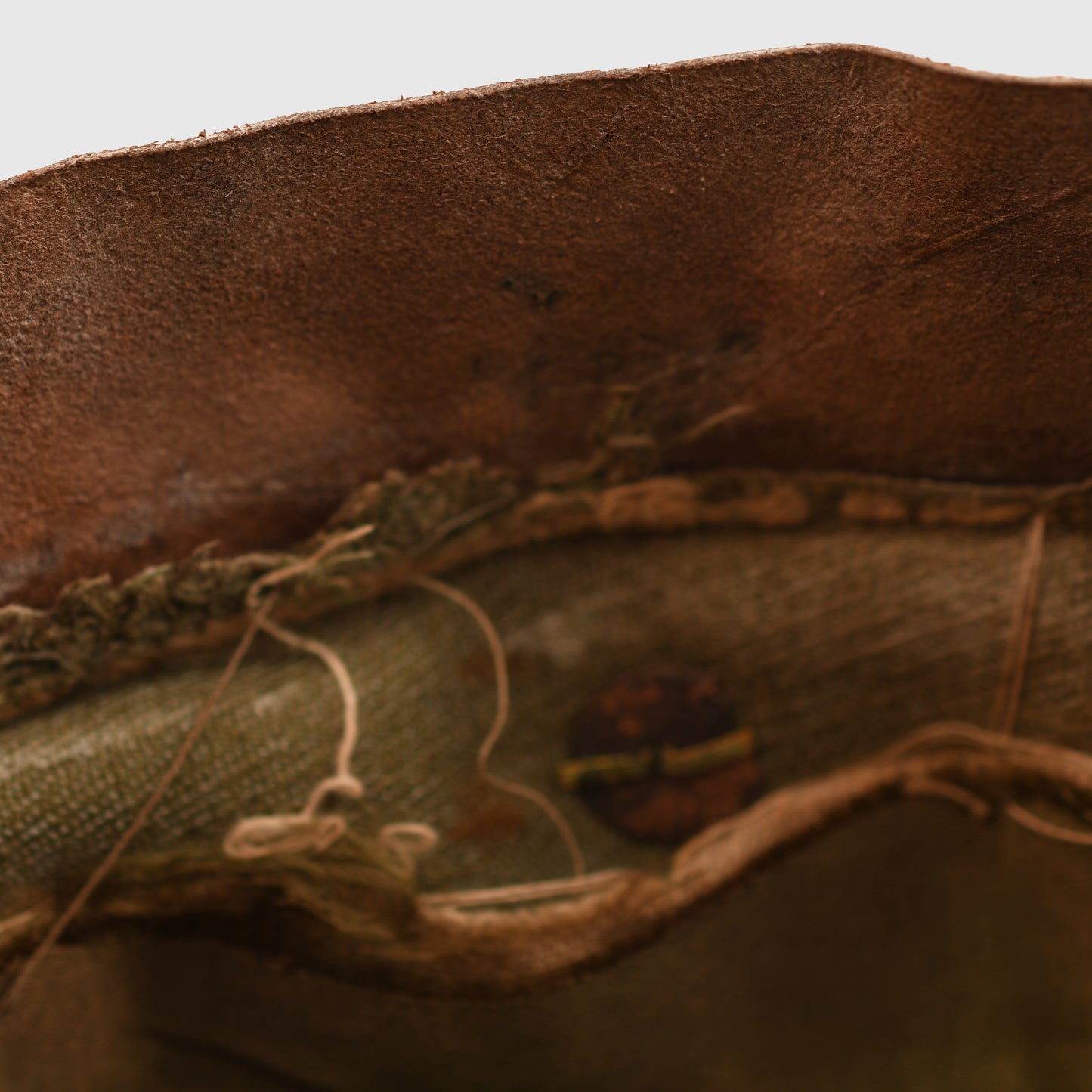 JAPANESE WWII ARMY OFFICERS TROPICAL MATERIAL CAP