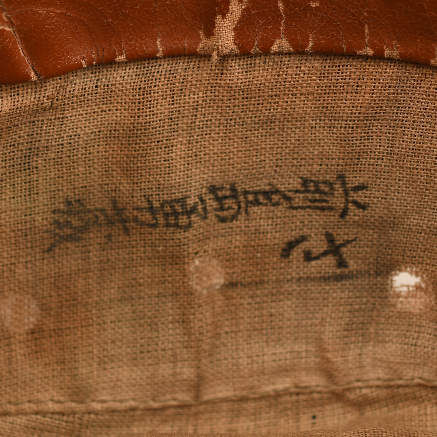 JAPANESE WWII EARLY ALL FELT FIELD CAP FOR AN ARMY ENLISTED MAN.