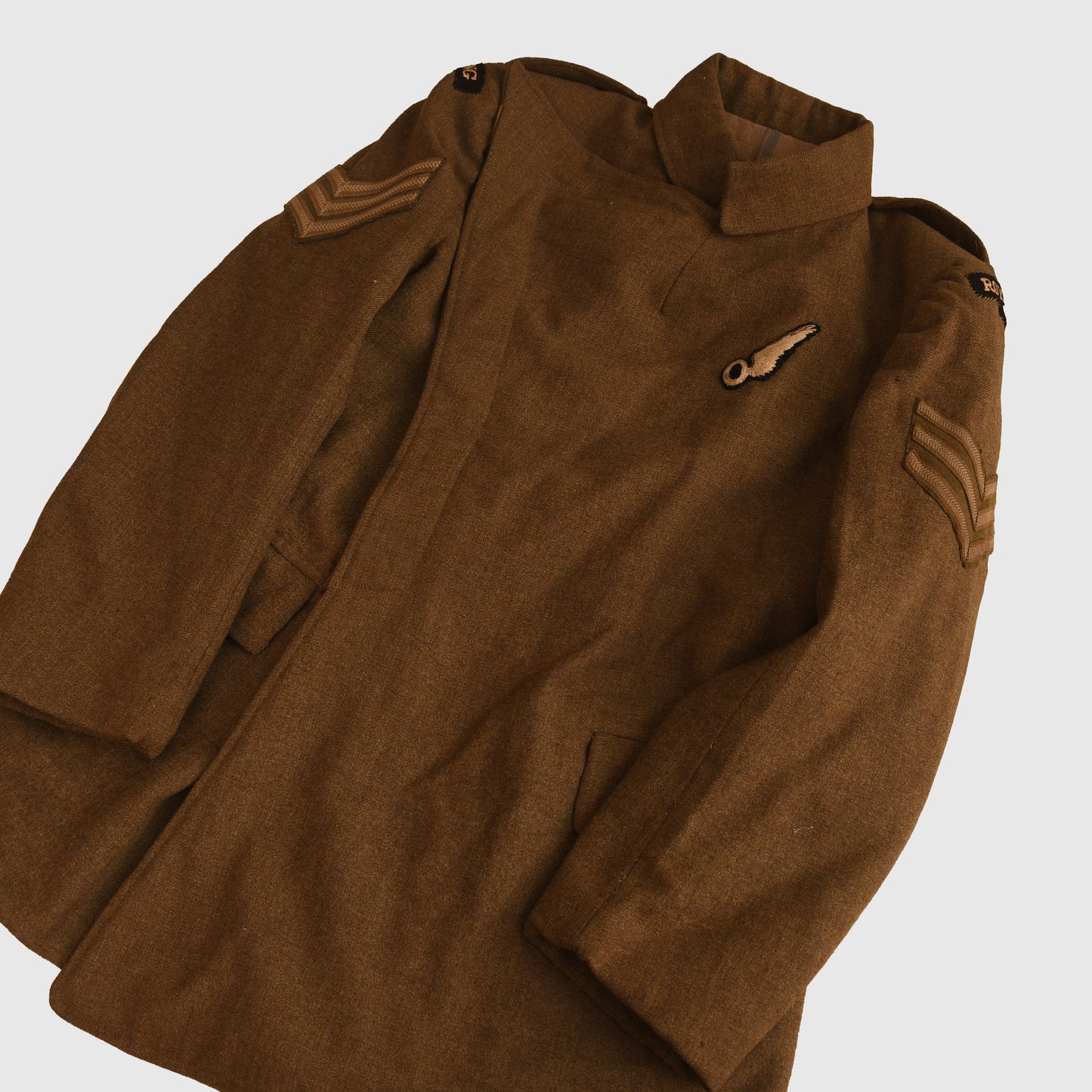 British WWI Royal Flying Corps Sergeant Observer's Plastron Fronted Tunic