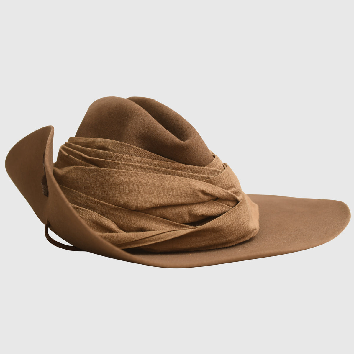 BRITISH WWII STAFF COLONELS TROPICAL SLOUCH HAT