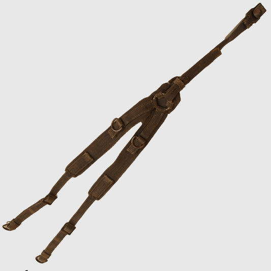 German WWII Luftwaffe Blue Web Y-Strap Set