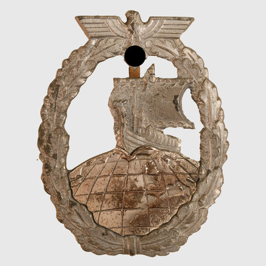 German WWII Kriegsmarine Auxiliary Cruiser Badge