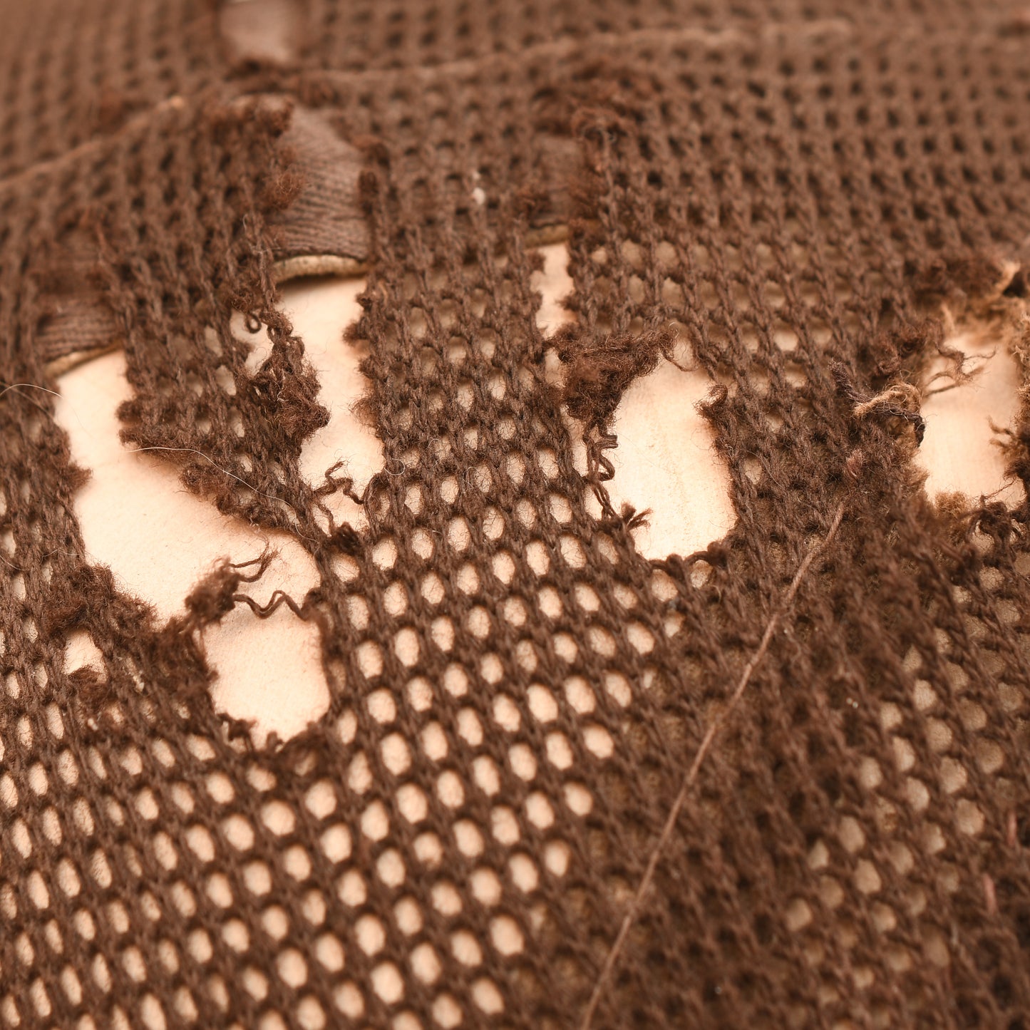 GERMAN WWII LUFTWAFFE SUMMER NETTING FLYING HELMET