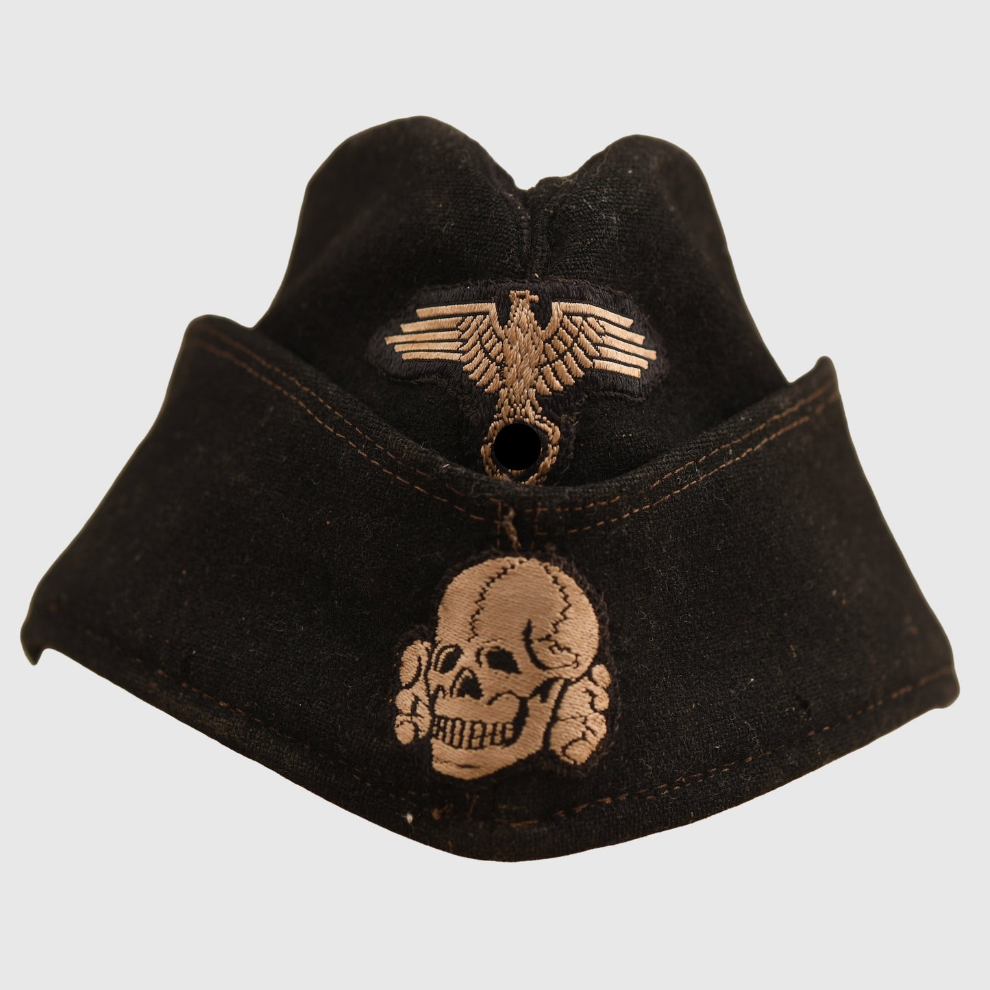 GERMAN WWII WAFFEN SS PANZER OVERSEAS CAP