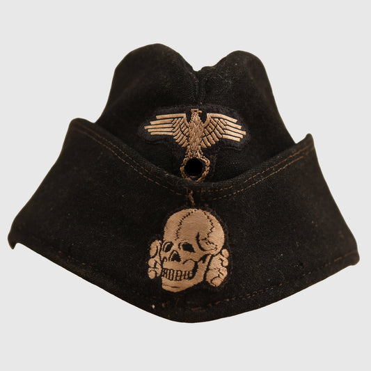 GERMAN WWII WAFFEN SS PANZER OVERSEAS CAP