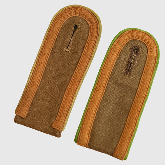 German WWII Panzer Grenadier Tropical NCO’s Shoulder Boards