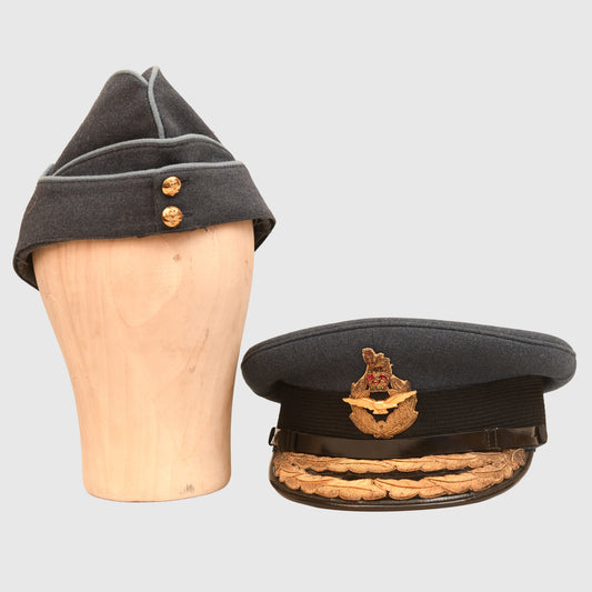 BRITISH WWII RAF AIR MARSHALL’S PAIR OF CAPS