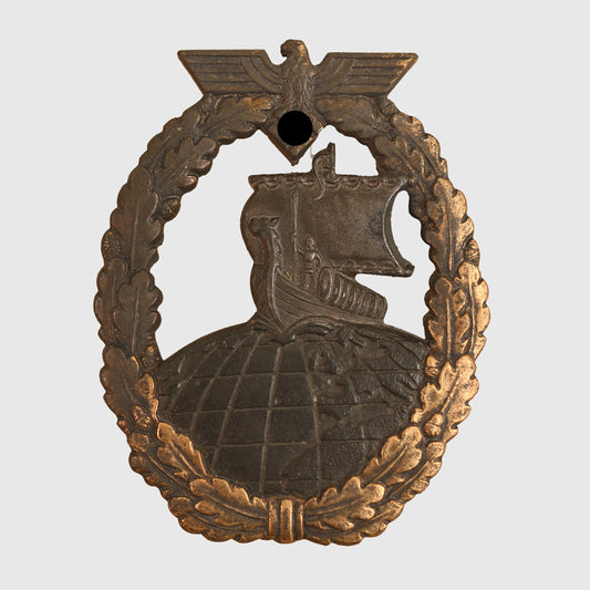 German WWII Kriegsmarine Auxiliary Cruiser Badge