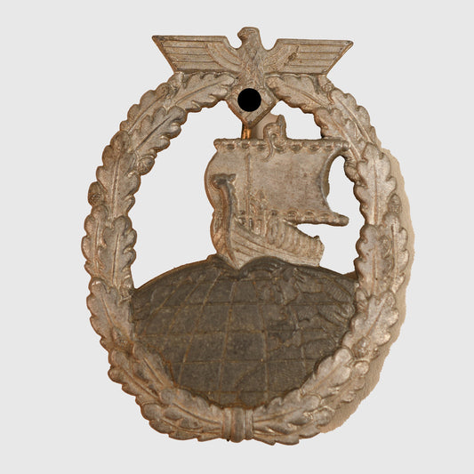 German WWII Kriegsmarine Auxiliary Cruiser Badge