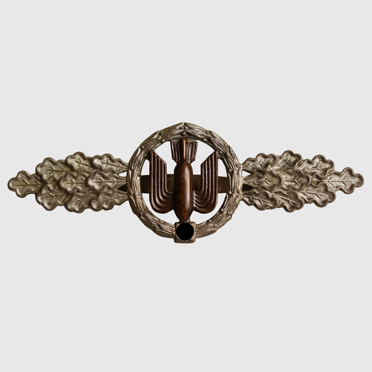 GERMAN WWII LUFTWAFFE BOMBER BAR IN SILVER