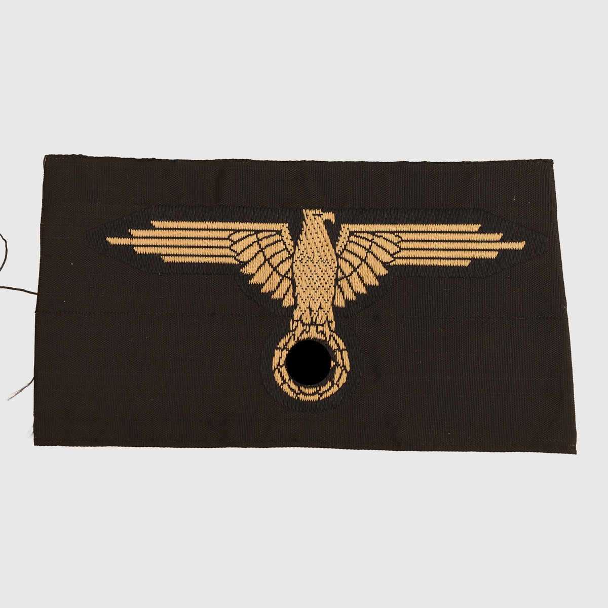 GERMAN WWII WAFFEN SS TROPICAL BEVO WOVEN ARM EAGLE