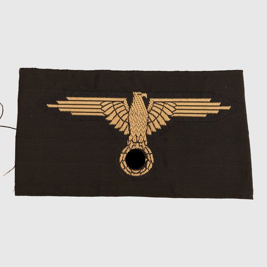GERMAN WWII WAFFEN SS TROPICAL BEVO WOVEN ARM EAGLE