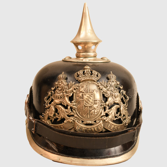German WWI Bavarian Military Police Helmet