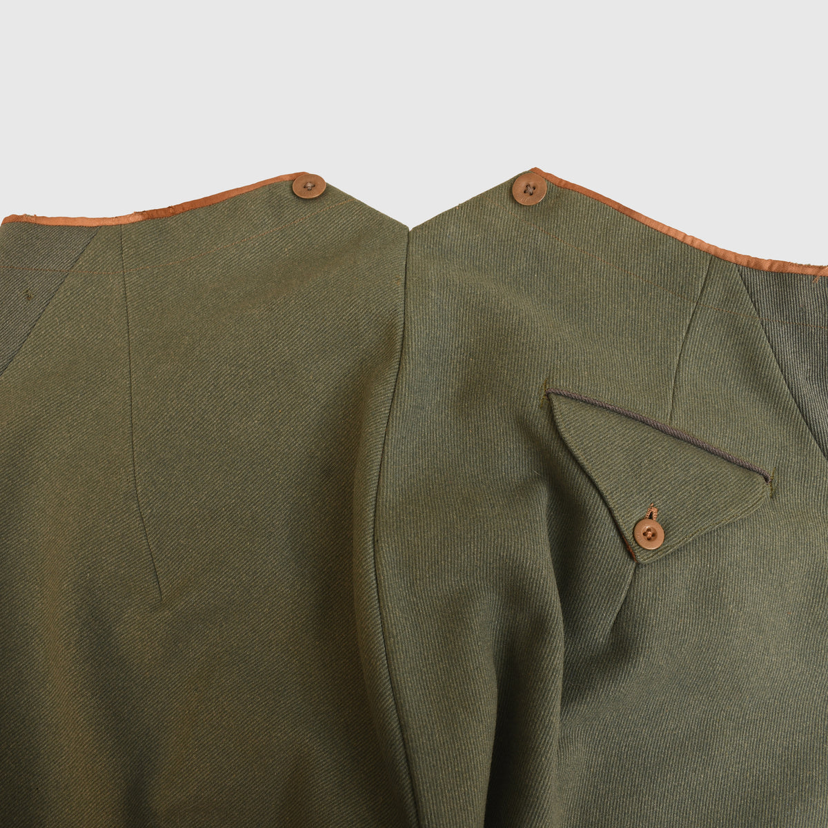 GERMAN WWII ARMY VETERINANY PIPED SERVICE TUNIC AND BREECHES