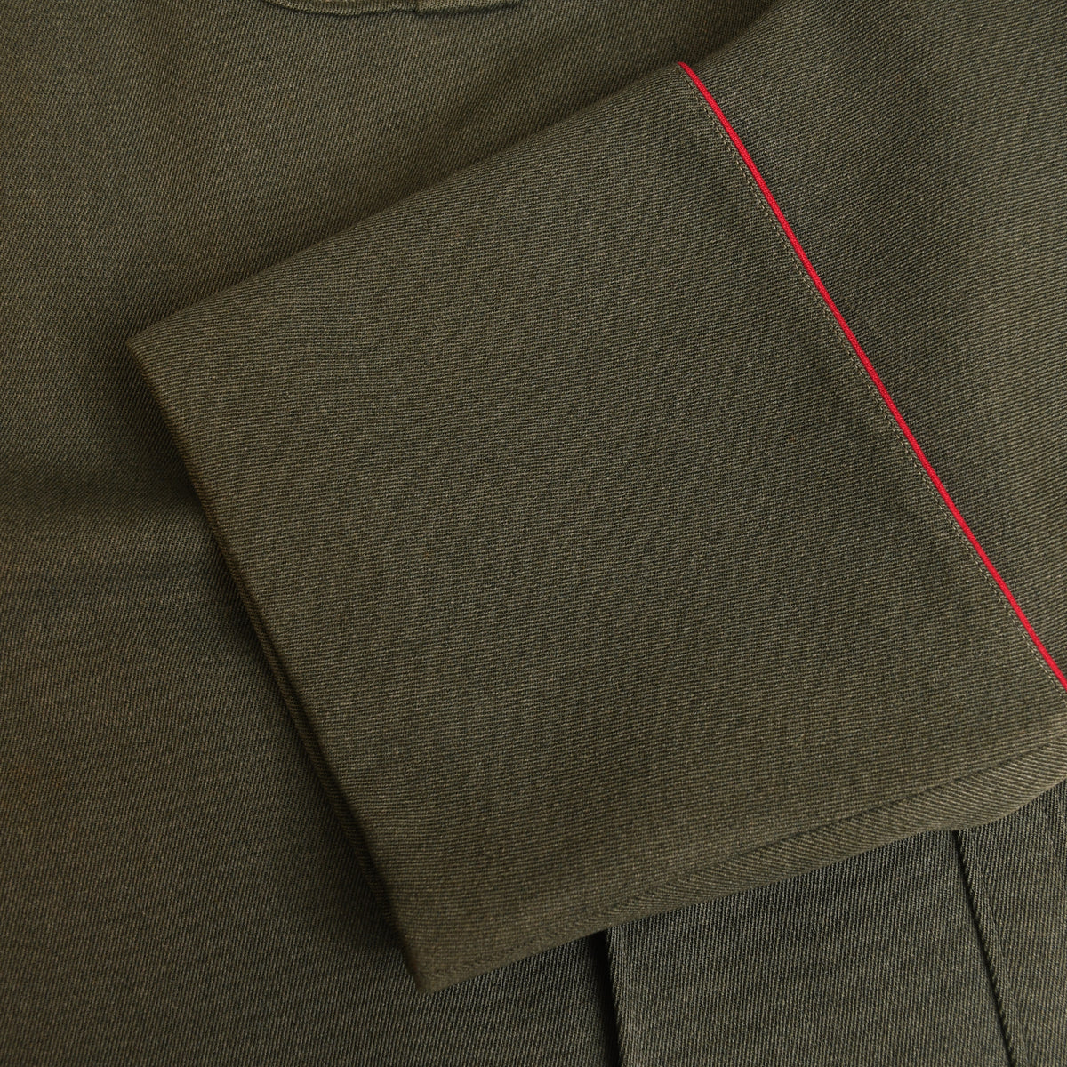 GERMAN WWII ARMY VETERINANY PIPED SERVICE TUNIC AND BREECHES