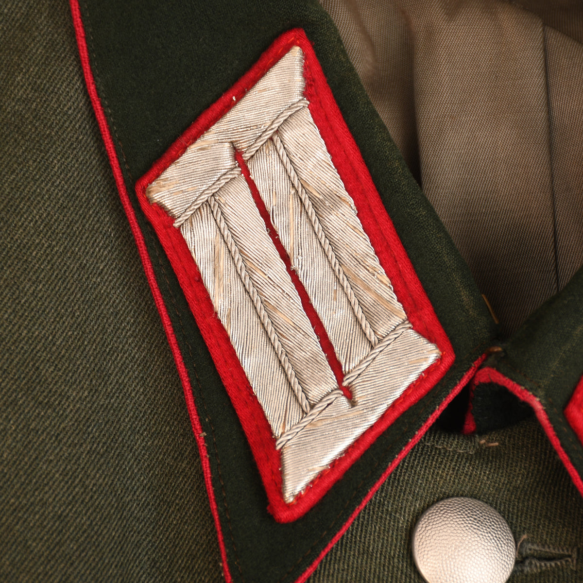 GERMAN WWII ARMY VETERINANY PIPED SERVICE TUNIC AND BREECHES