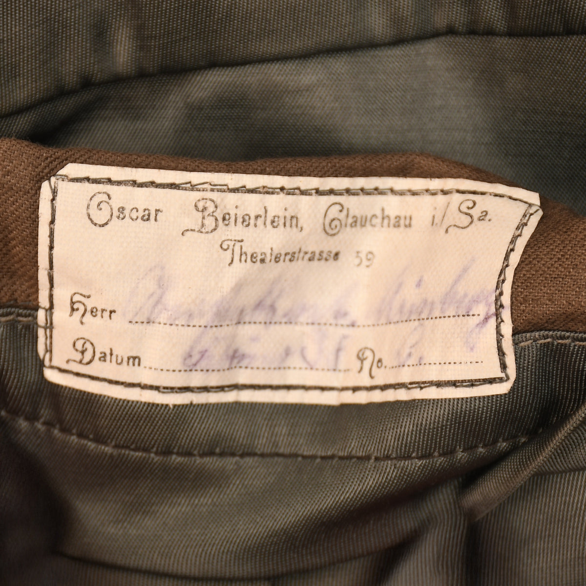 GERMAN WWII ARMY VETERINANY PIPED SERVICE TUNIC AND BREECHES
