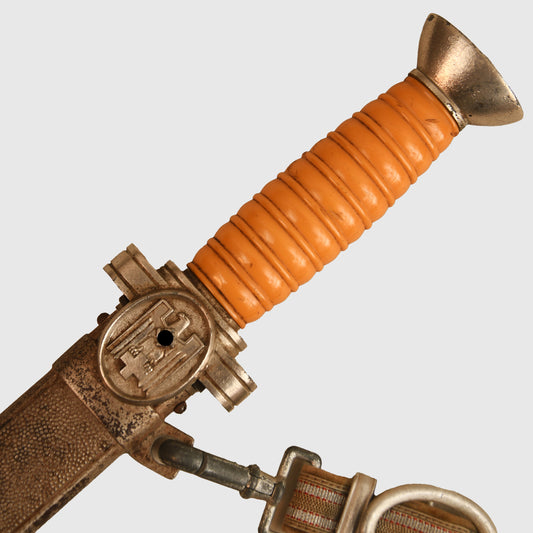 German WWII Red Cross Officers Display Piece with Straps
