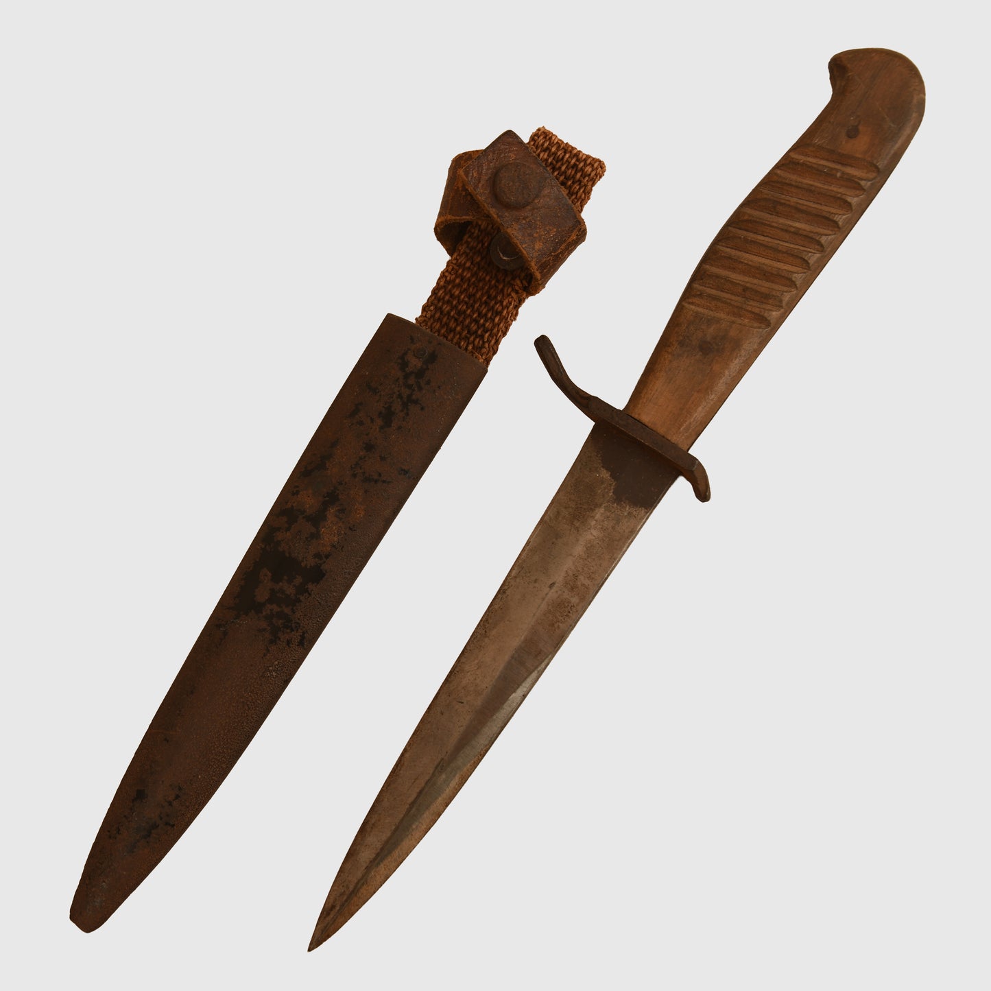 German WWI Display Piece with Paper Cloth Belt Loop