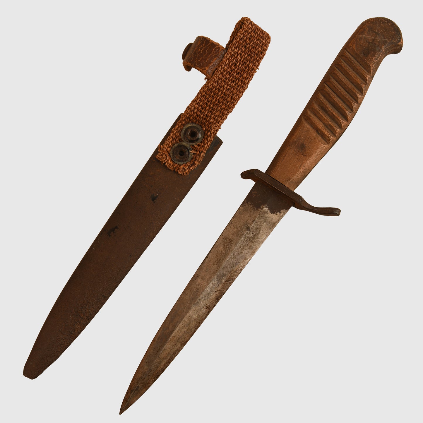 German WWI Display Piece with Paper Cloth Belt Loop