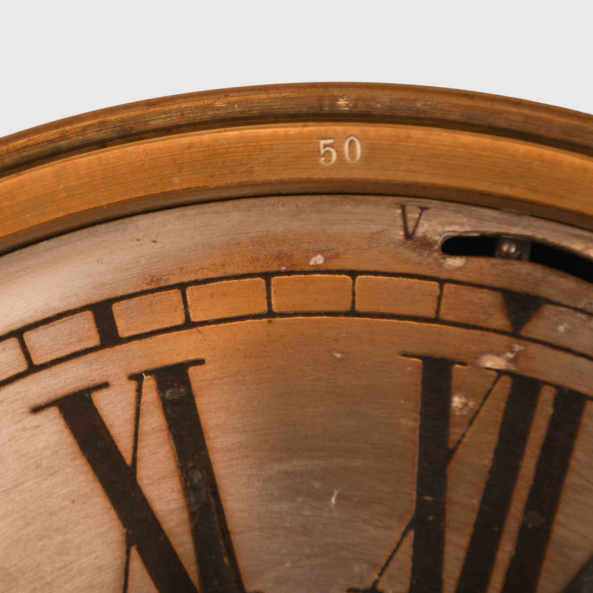 GERMAN WWI IMPERIAL NAVAL SHIPS DECK BULKHEAD CLOCK