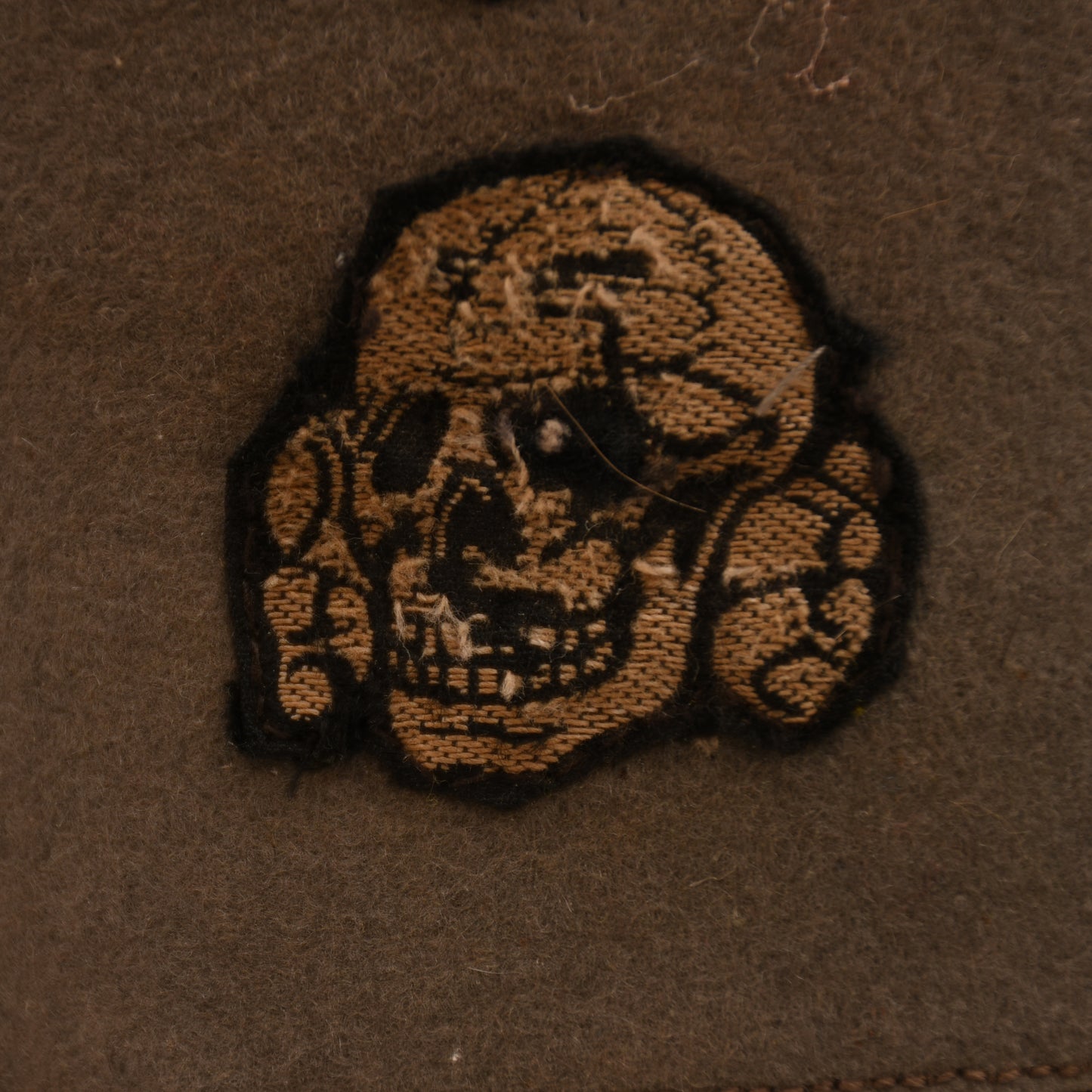 GERMAN WWII GREY WAFFEN SS FEZ