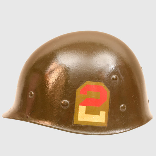 US WWII M1 HELMET LINER IDENTIFIED
