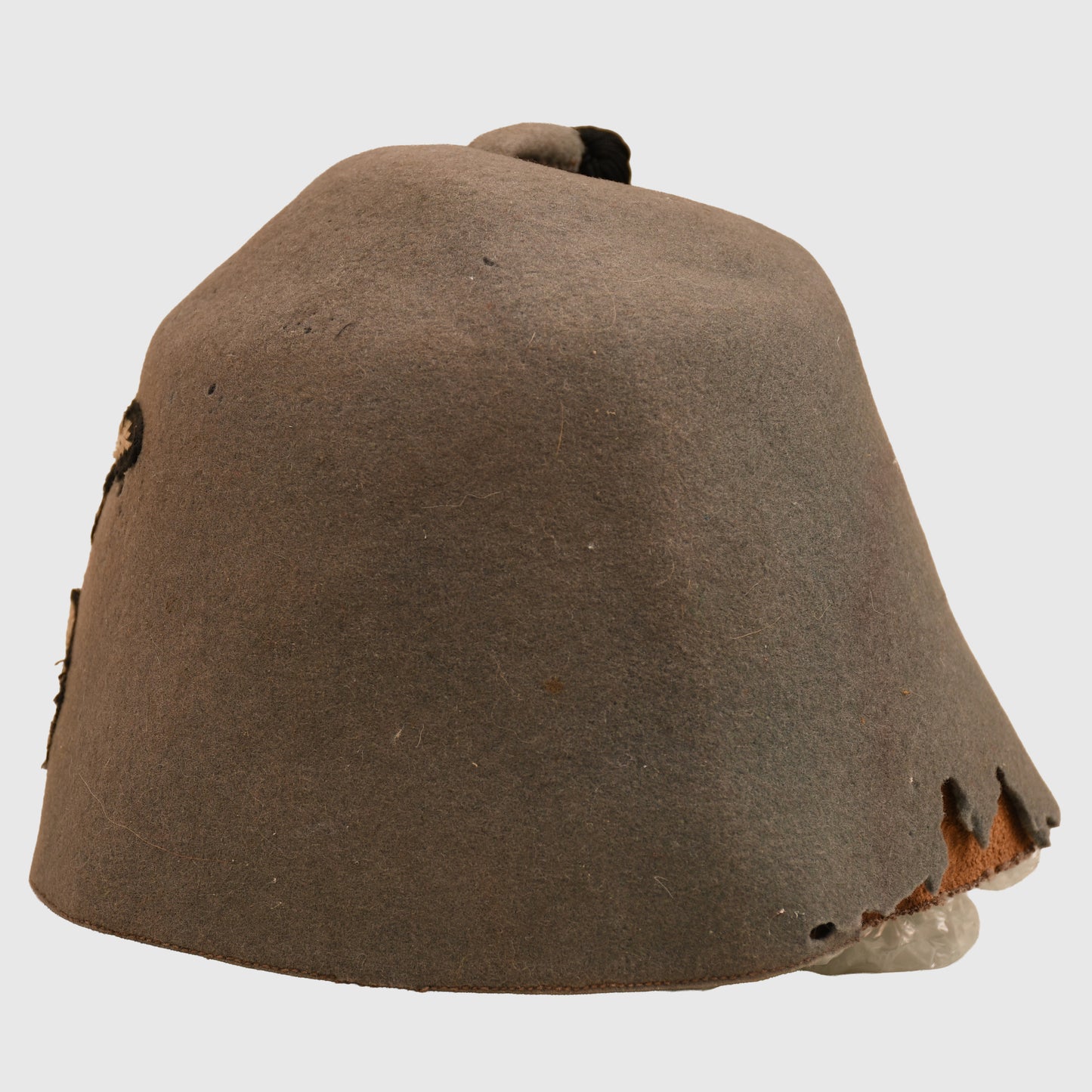 GERMAN WWII GREY WAFFEN SS FEZ