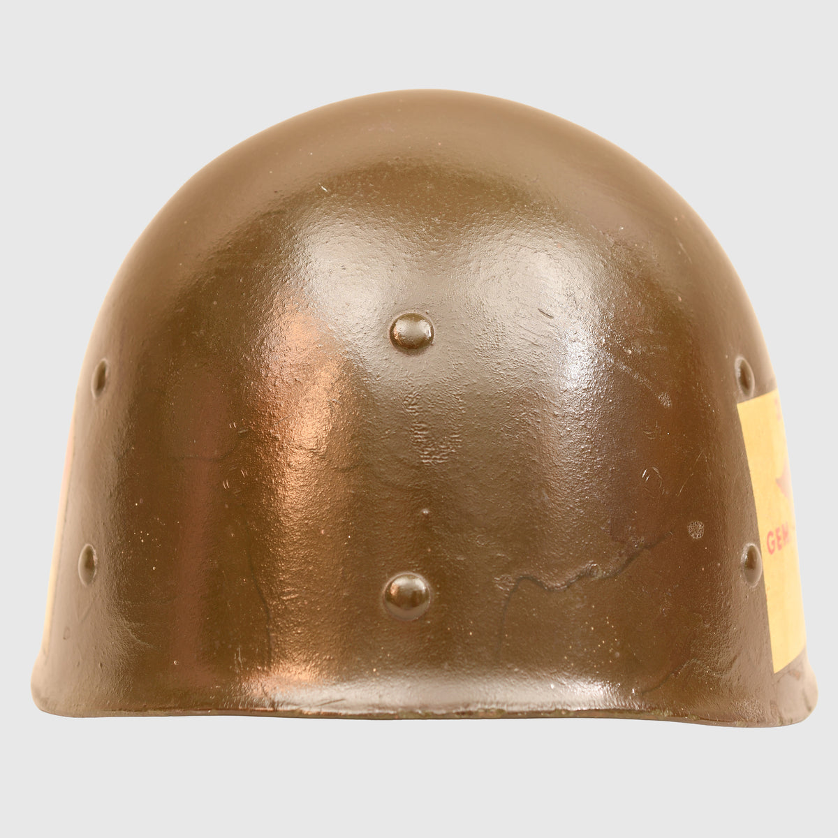 US WWII M1 HELMET LINER IDENTIFIED