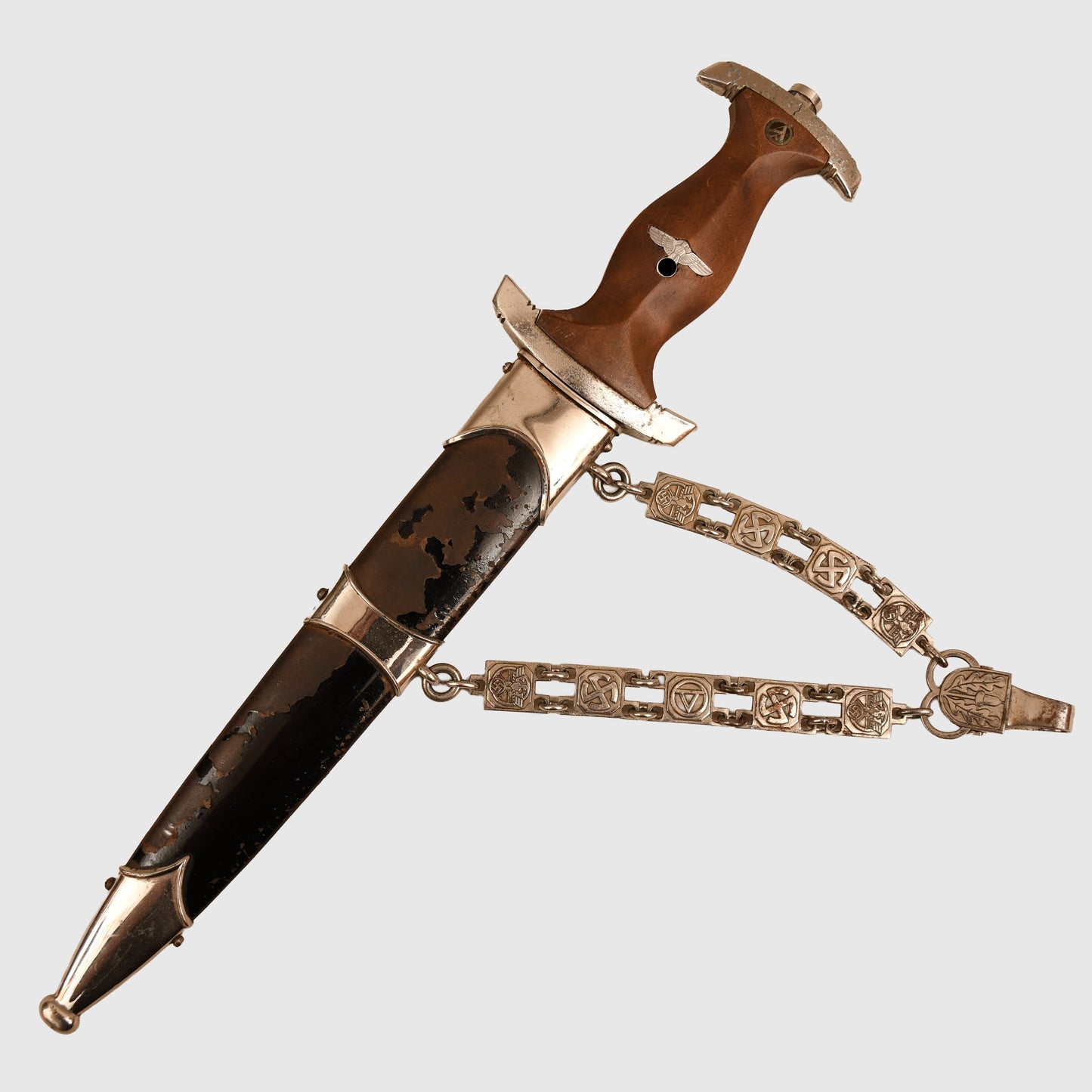 GERMAN WWII NSKK CHAINED OFFICERS DISPLAY PIECE