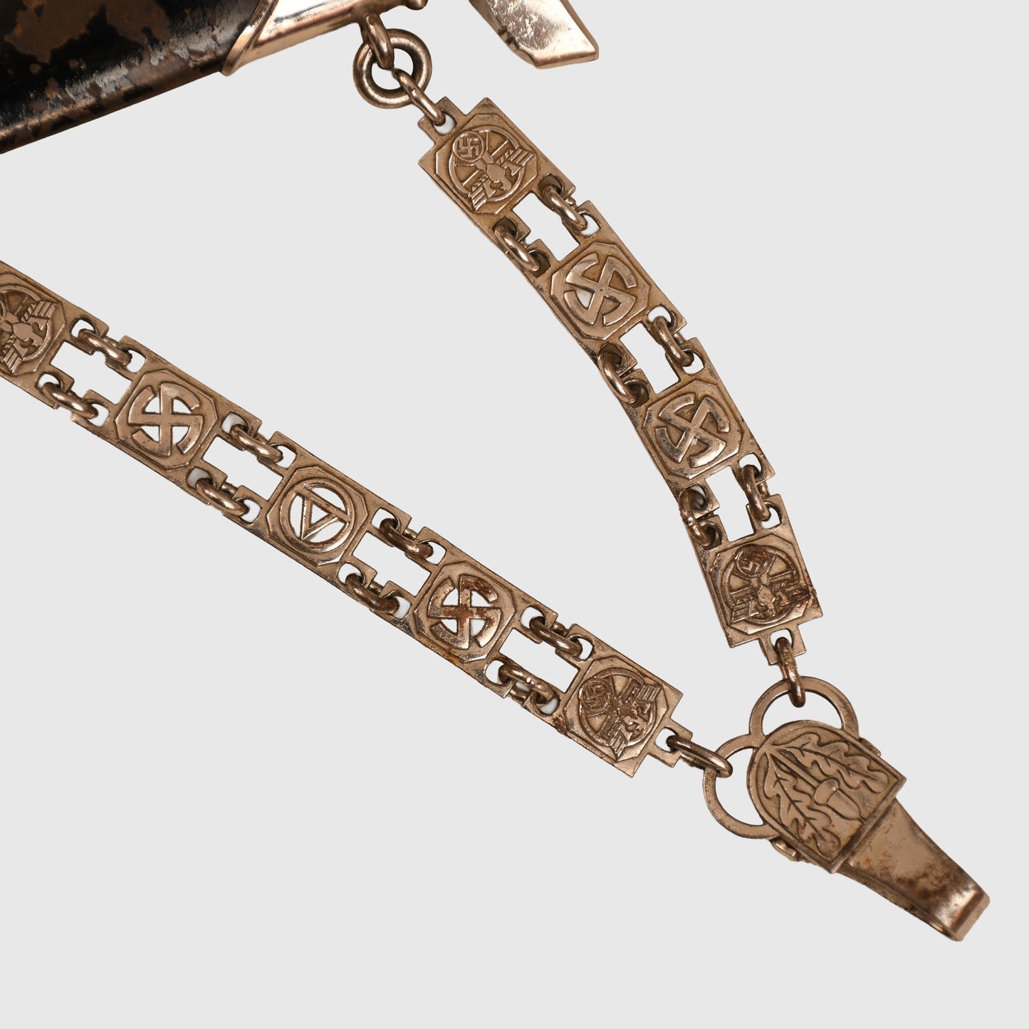 GERMAN WWII NSKK CHAINED OFFICERS DISPLAY PIECE