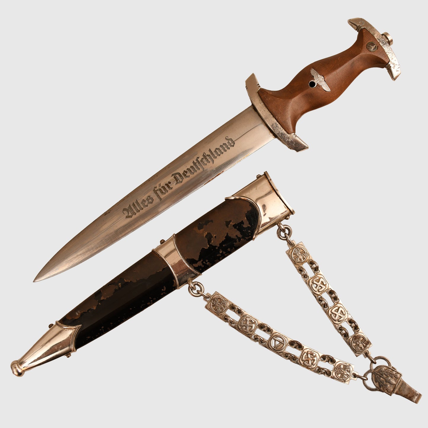 GERMAN WWII NSKK CHAINED OFFICERS DISPLAY PIECE