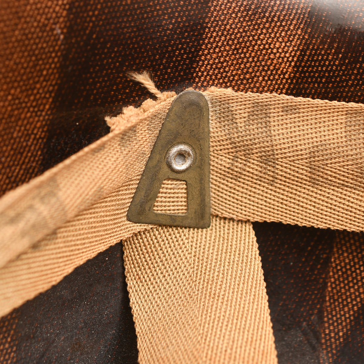 US WWII M1 HELMET LINER IDENTIFIED