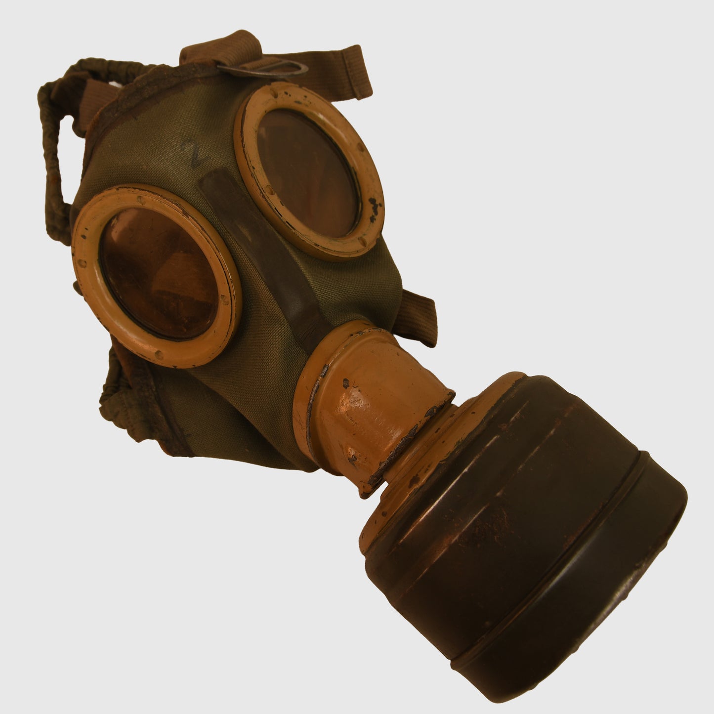 German WWII Kriegsmarine Gas Mask and Case