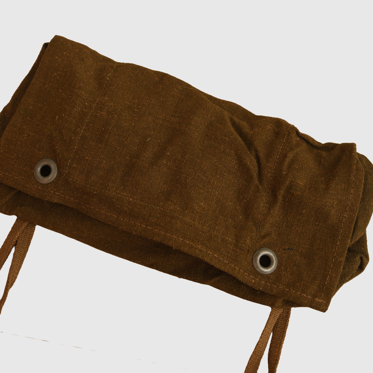 German WWII A-Frame Supplement Bag with Leather Straps