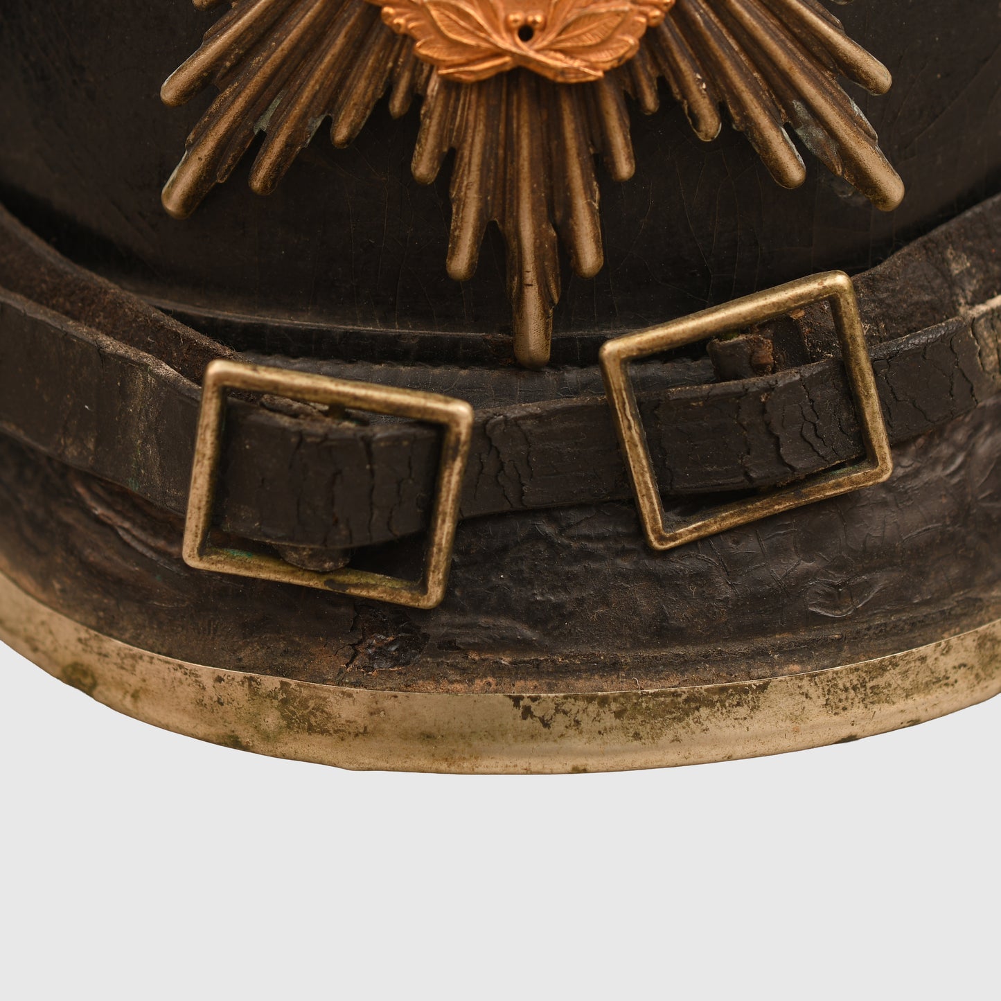 GERMAN WWI SAXON LEIB GRENADIER REGIMENT NO.100 ENLISTED RANKS PICKELHAUBE