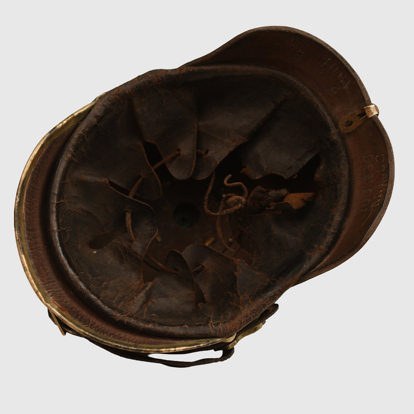 GERMAN WWI SAXON LEIB GRENADIER REGIMENT NO.100 ENLISTED RANKS PICKELHAUBE