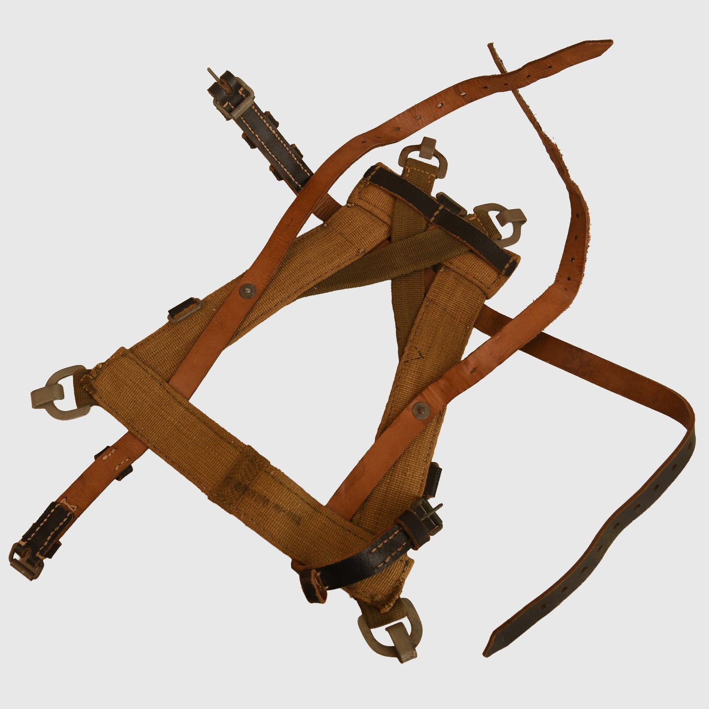 German WWII Web and Leather A Frame