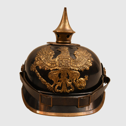 GERMAN WWI ALL TIN PRUSSIAN PICKELHAUBE