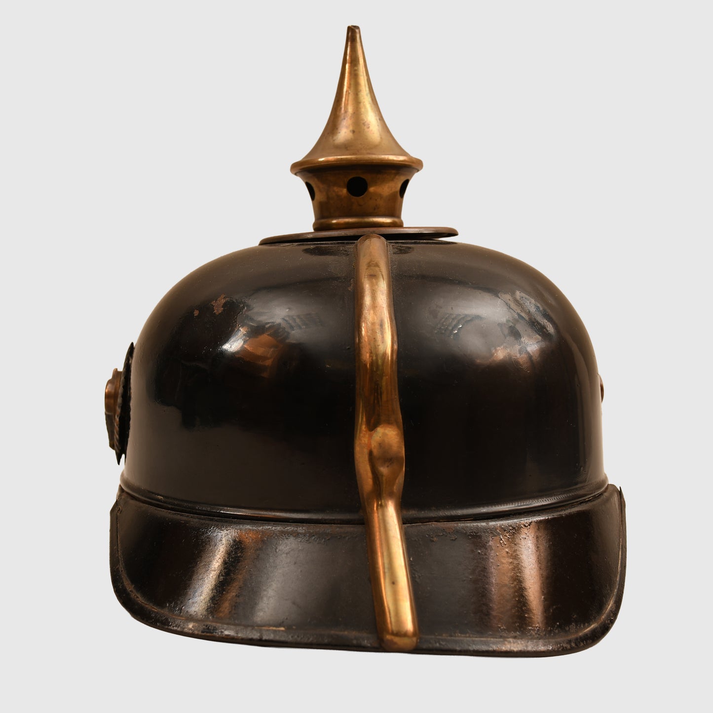GERMAN WWI ALL TIN PRUSSIAN PICKELHAUBE