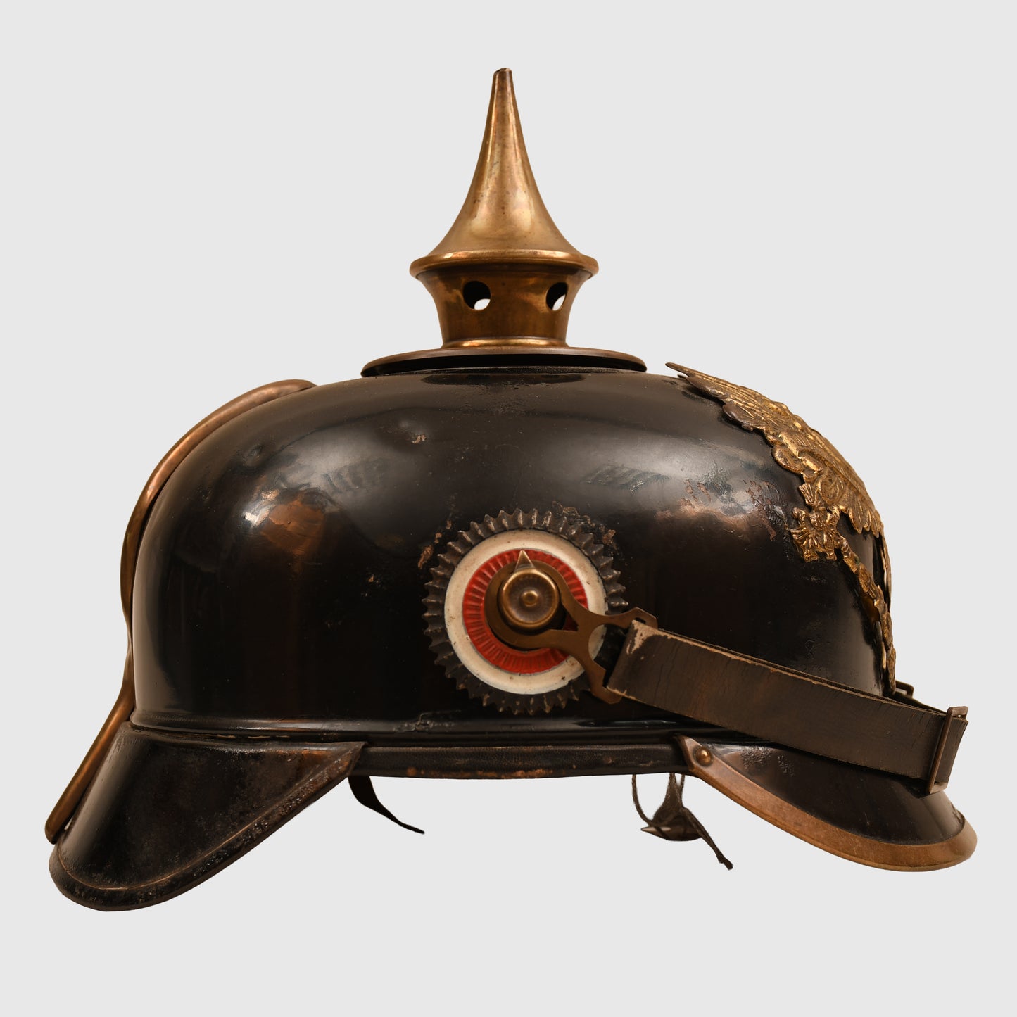 GERMAN WWI ALL TIN PRUSSIAN PICKELHAUBE