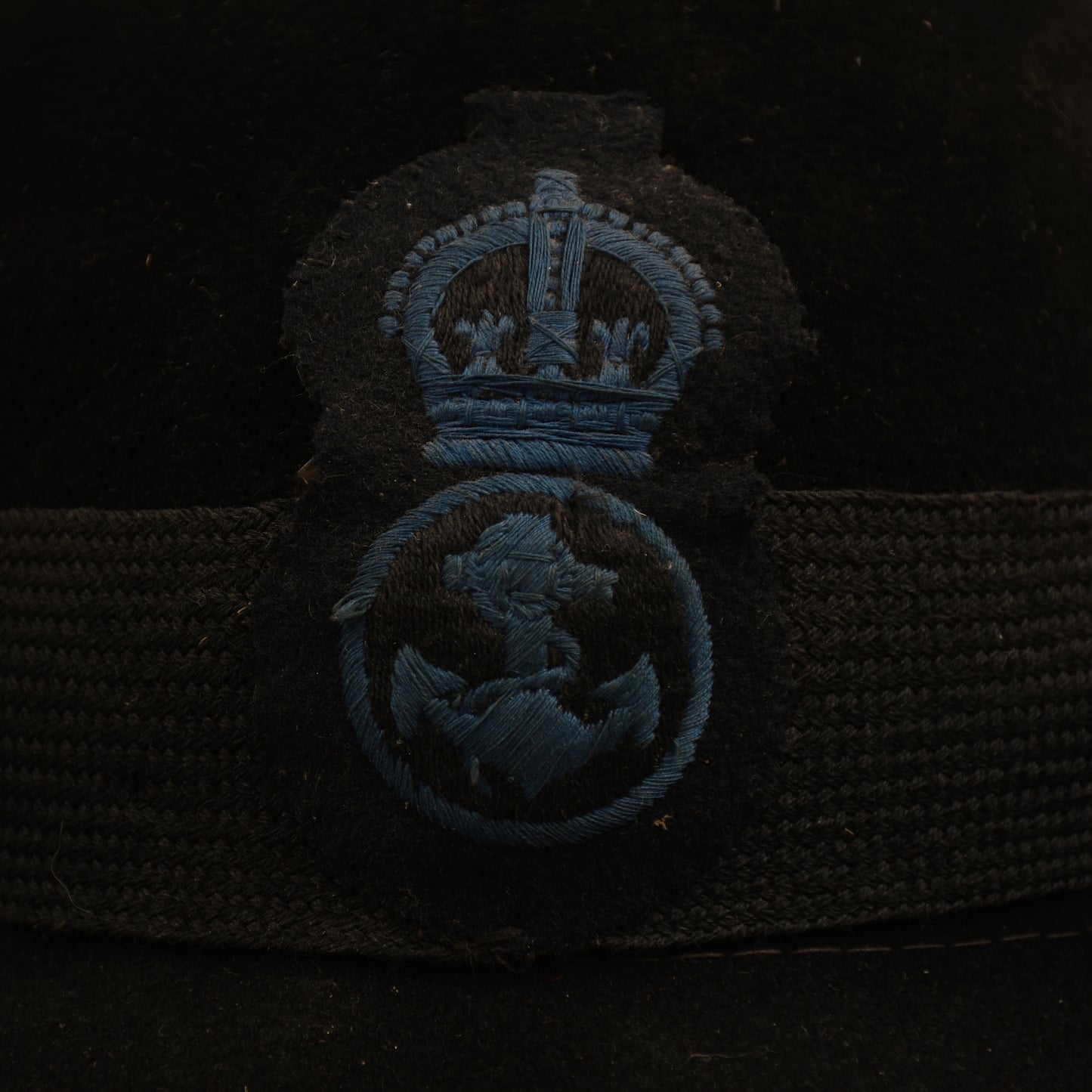 BRITISH WWII WOMAN’S ROYAL NAVAL SERVICE WRENS FELT HAT