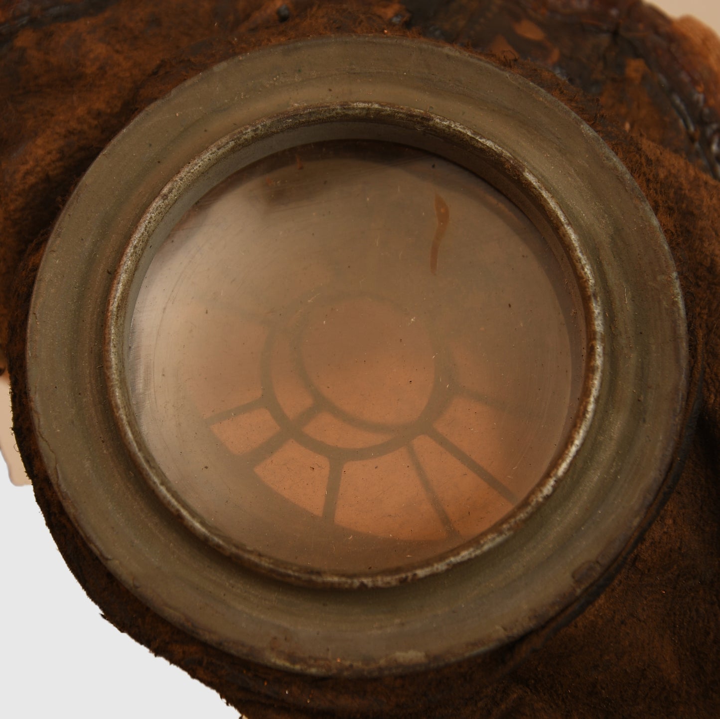 German WWI All Leather Face Gas Mask