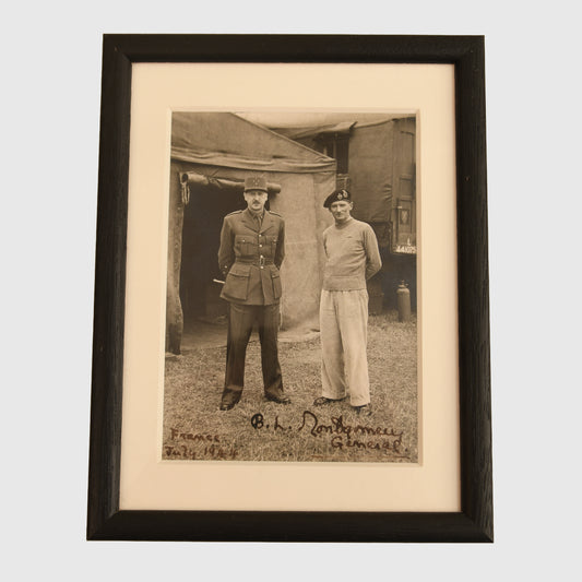British WWII Signed Photograph of Field Marshal Montgomery, July 1944