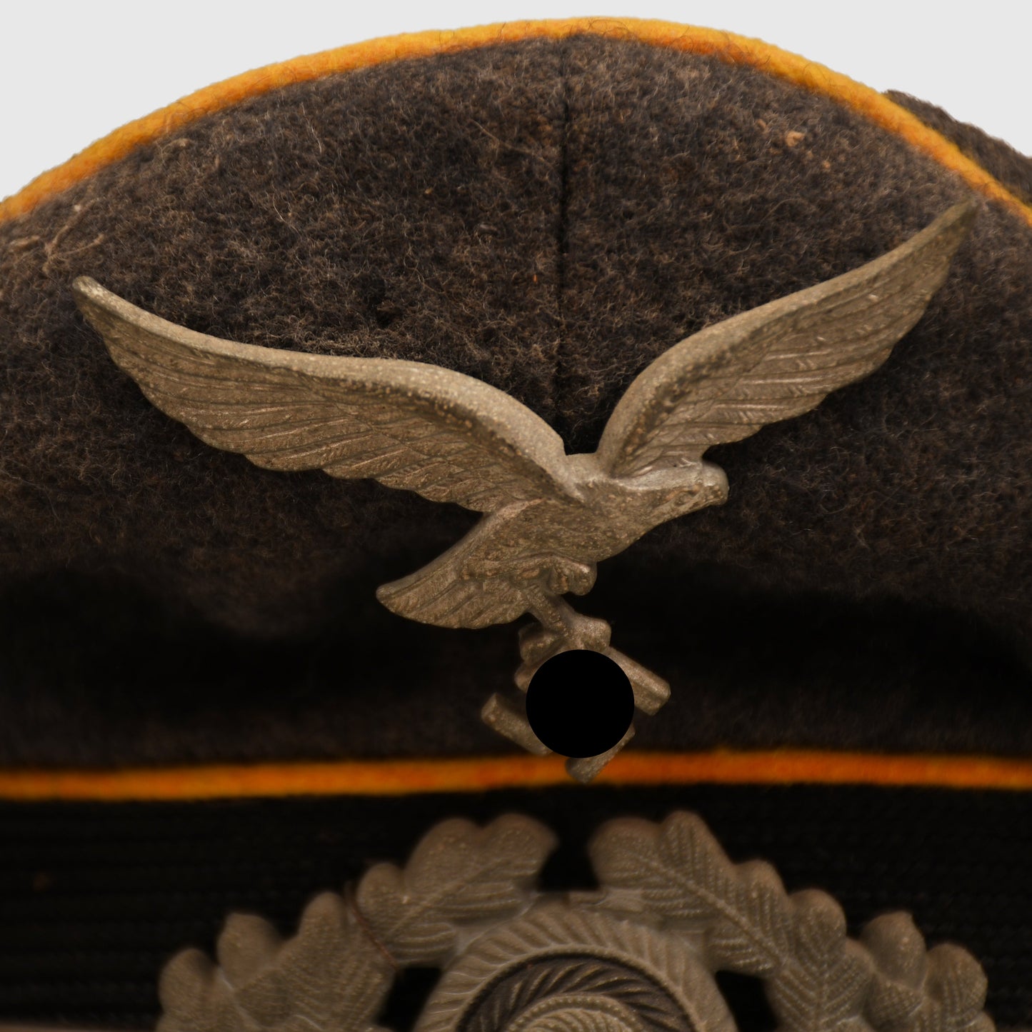 GERMAN WWII LUFTWAFFE FLIGHT SECTION VISOR CAP