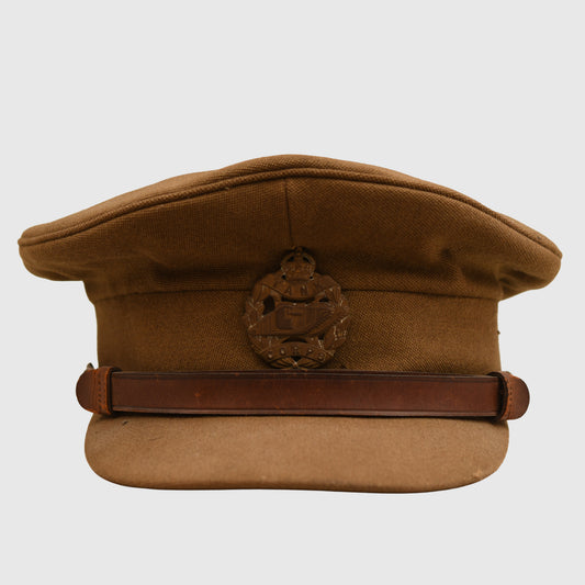 BRITISH WWII TANK CORPS OFFICERS VISOR CAP