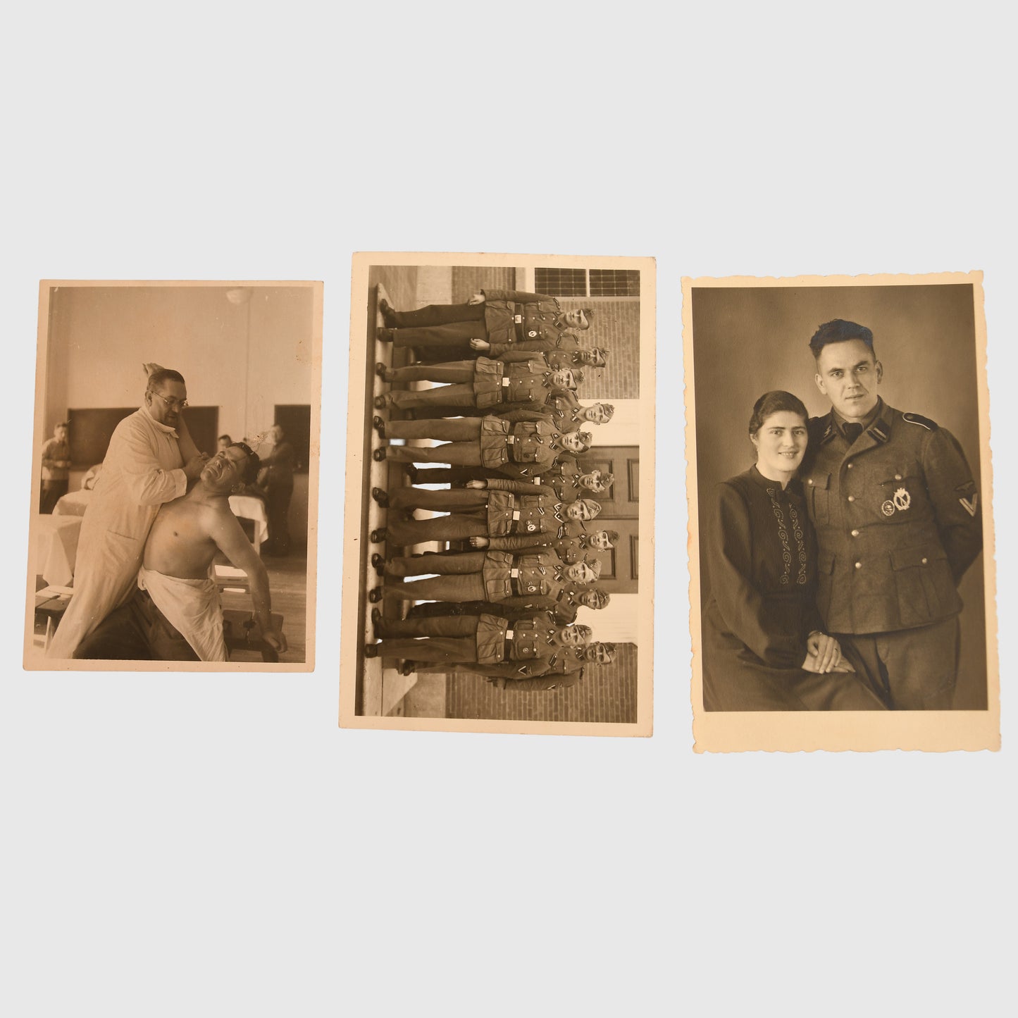 German WWII SS Paperwork Grouping