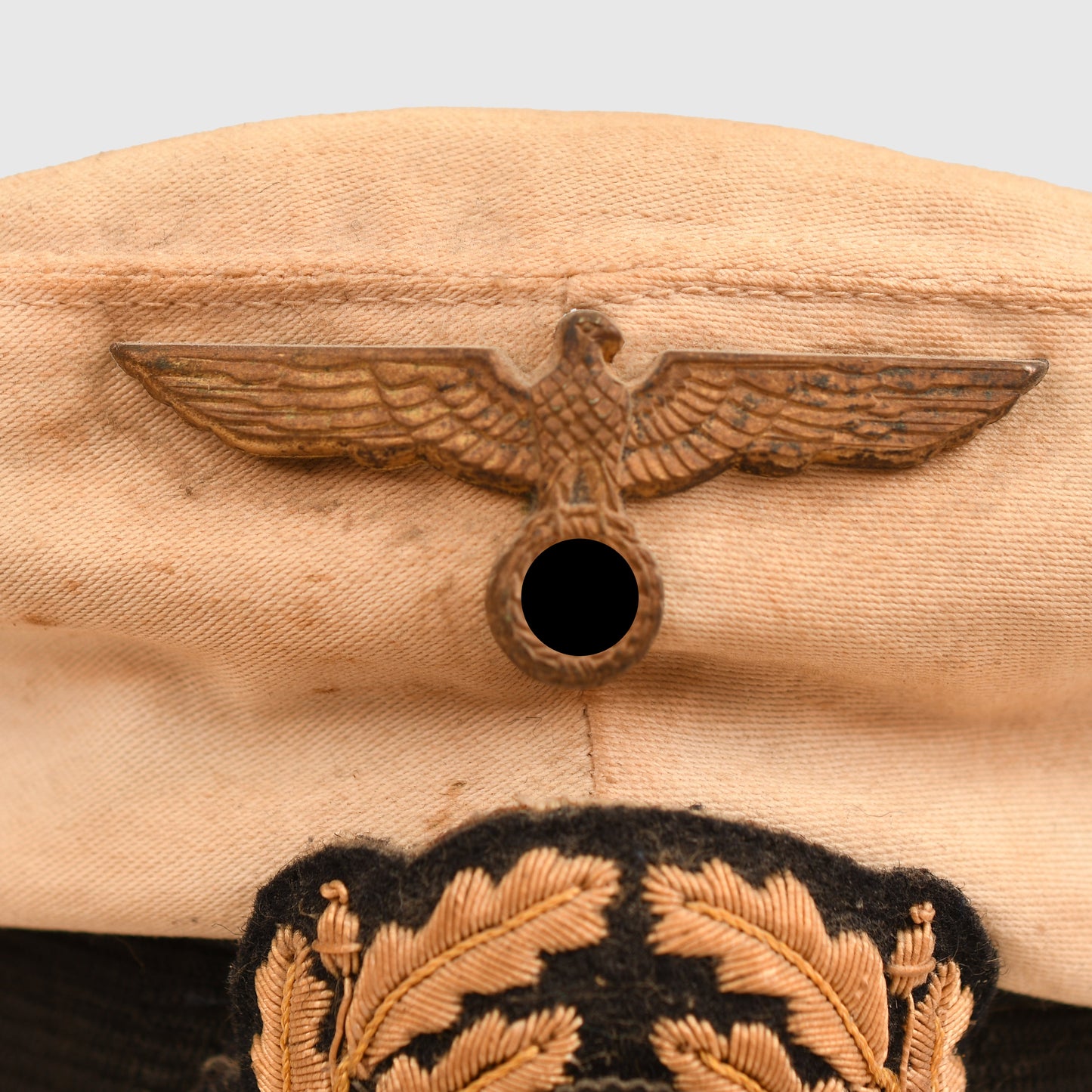 GERMAN WWII KRIEGSMARINE NCO WHITE TOP VISOR CAP