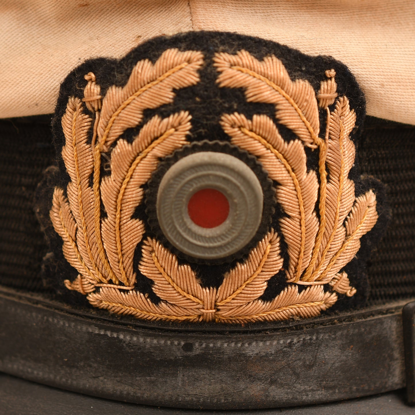 GERMAN WWII KRIEGSMARINE NCO WHITE TOP VISOR CAP